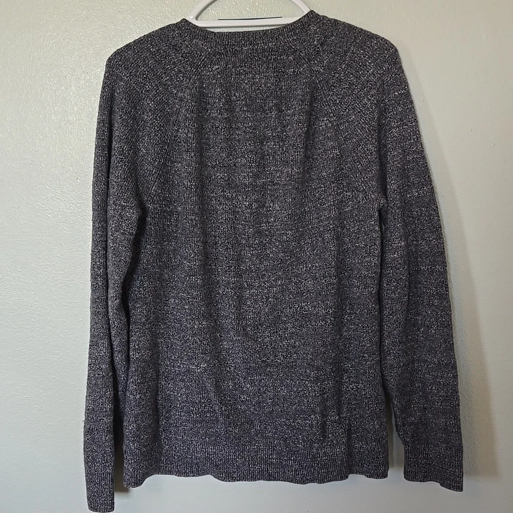 Abercrombie & Fitch | Heather Navy Crew Neck Sweater Size Medium